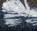 Swan Family Mosaic close-up