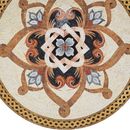 Symmetrisch Gold Gemustert Mosaik, 150 cm Zoom