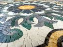 Sunflower Pattern Mosaic close-up