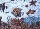 Marine Creature Mosaic close-up