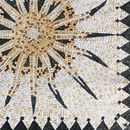 Hochkontrastiertes Himmels-Sonnen-Mosaik, 100 cm Zoom
