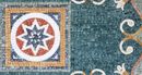 Emerald Rug Mosaic close-up