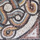 Gestreiftes Schleifenmuster Mosaik, 60 cm Zoom
