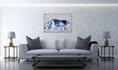 Greyscale Beagles Mosaic in your home
