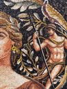 Mona Lisa of the Galilee Mosaic Of Zippori Reproduction крупным планом