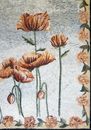Pink Peony Field Mosaic, 120 см крупным планом
