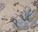 Pastel Birds Mosaic close-up