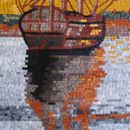 Sailboat Mosaic close-up