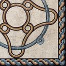 Mosaik mit Falzmuster, 120 cm Zoom