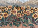 Sunflower Field Mosaic close-up