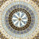 Radial Design Mosaic, 48" close-up