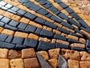 Rustic Wine Mosaic, 40"x30" close-up