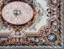 Mosaik Floral Muster Teppich Zoom