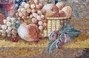 Fruit and Red Wine Still-Life Mosaic крупным планом