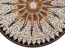 Runde flammende Sonne Mosaik, 120 cm Zoom