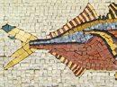 Colorful Fish Mosaic close-up
