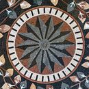 Multicolored Leaves Mosaic, 48" close-up
