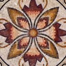 Огненный цветок, мозаика крупным планом