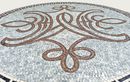 Mosaik Symbol Grau, 130 cm Zoom