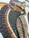 Dolphin Pool Mosaic Medallion, 44" close-up