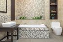 Mosaik Blume Bordüre in Ihrem Zuhause