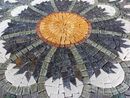 Sunflower Pattern Mosaic close-up