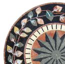Ivy Mosaic Medallion, 48" close-up