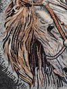 Majestic Horse Mosaic close-up