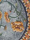 Goldenrod Flower Mosaic, 48" close-up