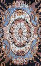 Dramatic Floral Rug close-up