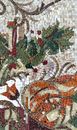 Rustic Wine Mosaic, 40"x30" close-up