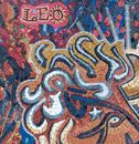 Colorful Leo Zodiac Mosaic Wall Art close-up