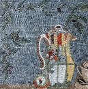 Кофе и вино, мозаика, 60x145 см крупным планом