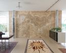 Celestial Sun Burst Rug Mosaic, 58"x40" in your home