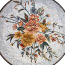 Mosaik Medaillon Blüten & Gräser Zoom