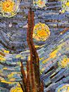 Van Gogh Sternennacht Mosaik Zoom