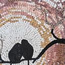 Love Birds Mosaic close-up