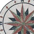 Mosaik Kompass Pink Grün, 60 cm Zoom
