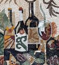 Винное трио, мозаика крупным планом