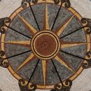 Sun and Spade Mosaic close-up