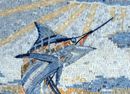 Swordfish Mosaic, 30"x40" close-up