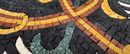 Classical Roman-Inspired Mosaic Floor Tile close-up