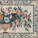 Horizontal Flower Display Mosaic close-up