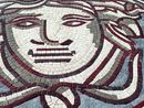Mosaik Medusa Purpurrot, 110 cm Zoom