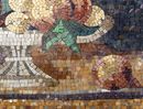 Platter of Peaches Mosaic, 38"x28" close-up