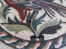 Pheasant Mosaic Medallion close-up