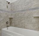 Interlocking White Circle Mosaic Border in your home