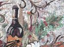 Tuscan Wine and Fruit Mosaic, 36"x26" close-up