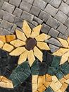 Sunflower Field Mosaic close-up