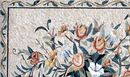 Blossoming Flowers in a Vase Mosaic close-up